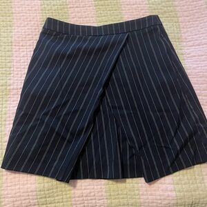 Banana Republic Navy Striped Pencil Skirt